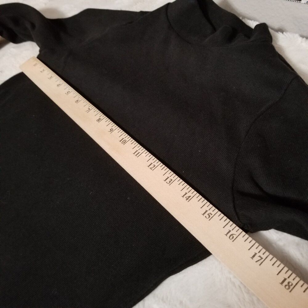 All About Eve Dress Size 2 Minimalist Goth Whimsygoth Long Sleeve LBD - Picture 9 of 11